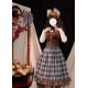 Miss Point Frame Cat Daily Vest and Skirt(Reservation/Full Payment Without Shipping)